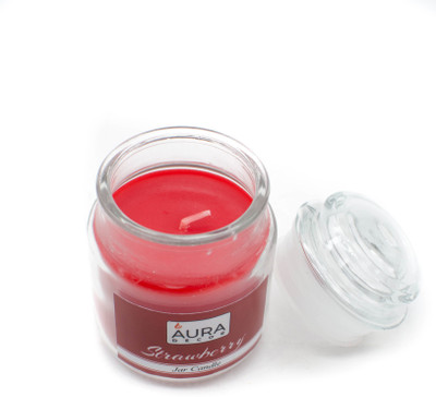 AuraDecor Highly Scented Strawberry Fragrance Jar Candle Burning Time 30 hours approx(90 g)
AuraDecor Highly Scented Strawberry Fragrance Jar Candle Burning Time 30 hours approx(90 g)