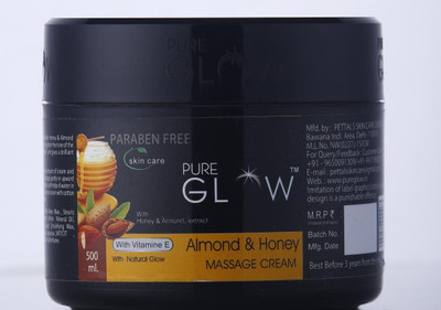 PURE GLOW ALMOND & HONEY MASSAGE CREAM(500 ml)
