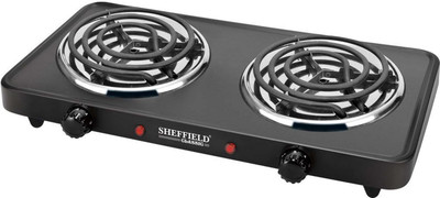 Sheffield SH 2003 double coil 1800 W HOT PLATE (black) Electric Cooking Heater(2 Burner)
Sheffield SH 2003 double coil 1800 W HOT PLATE (black) Electric Cooking Heater(2 Burner)