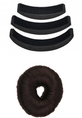 shivnath enterprises hair volumizer hair styling hair donut juda bun maker brown (pack of 4 pcs ) Hair Accessory Set(Black)
shivnath enterprises hair volumizer hair styling hair donut juda bun maker brown (pack of 4 pcs ) Hair Accessory Set(Black)