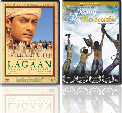 Lagaan: Once Upon a Time in India & Rang De Basanti: A Generation Awakens(DVD Hindi)