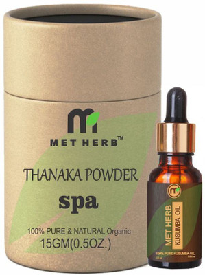 Metherb Thanaka Powder Powder 15 g & Kusumba Safflower Oil 15 ml for Permanent Hair removal(Set of 1)
Metherb Thanaka Powder Powder 15 g & Kusumba Safflower Oil 15 ml for Permanent Hair removal(Set of 1)