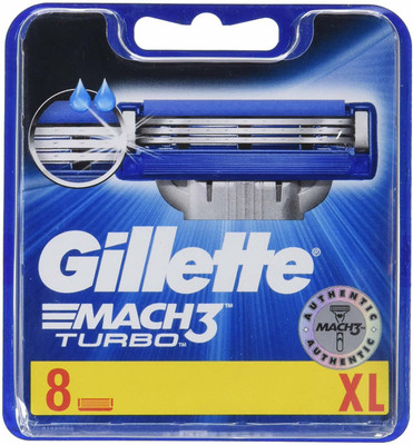 Gillette 27492-3 mach 3 mens turbo refill cartridge blades - 24 pack(Pack of 24)
Gillette 27492-3 mach 3 mens turbo refill cartridge blades - 24 pack(Pack of 24)