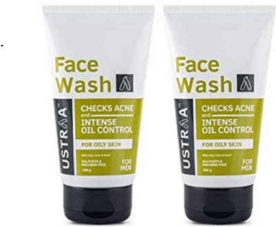 Ustraa Oil Control Facewash for Men (Pack of 2) Face Wash(200 g)
