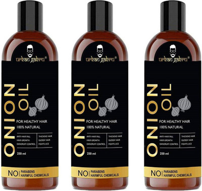UrbanGabru Onion Oil for hair growth and skin care with 15 essential oils- 750 ml (Pack Of 3) Hair Oil(750 ml)
UrbanGabru Onion Oil for hair growth and skin care with 15 essential oils- 750 ml (Pack Of 3) Hair Oil(750 ml)