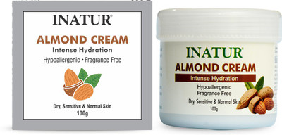Inatur Almond Cream 100g, Intense Hydration, Hypoallergenic, Fragrance Free, Dry Sensitive(100 g)
Inatur Almond Cream 100g, Intense Hydration, Hypoallergenic, Fragrance Free, Dry Sensitive(100 g)