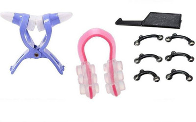 YUGAM NOSE CLIP up shaping shaper nose clip nose lifter invisible nose nose straighter (1 blue nose,pink nose and 3 pair of invisible nose) Nose Shaper Nose Shaper(Pack of 2)
YUGAM NOSE CLIP up shaping shaper nose clip nose lifter invisible nose nose straighter (1 blue nose,pink nose and 3 pair of invisible nose) Nose Shaper Nose Shaper(Pack of 2)
