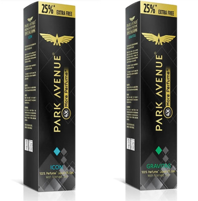 Park Avenue Icon & Gravitas Deodorant Spray - For Men & Women(240 ml, Pack of 2)
Park Avenue Icon & Gravitas Deodorant Spray - For Men & Women(240 ml, Pack of 2)