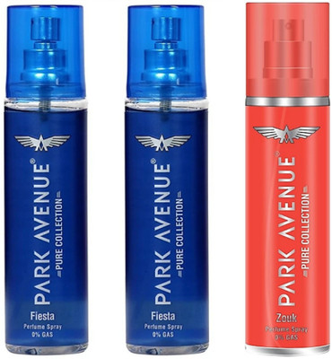 Park Avenue Pure Collection Fiesta & Zouk Deodorant Spray - For Men & Women(405 ml, Pack of 3)
Park Avenue Pure Collection Fiesta & Zouk Deodorant Spray - For Men & Women(405 ml, Pack of 3)