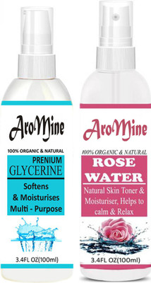 AroMine 100% Premium Glycerine - For Softens & Moisturises, Multi-Purpose(200 ml)
AroMine 100% Premium Glycerine - For Softens & Moisturises, Multi-Purpose(200 ml)