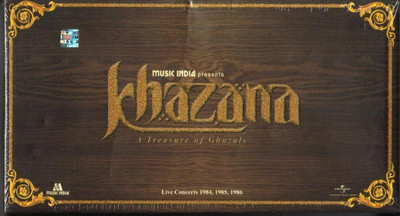 Khazana - I -MUSIC CD -SET Audio CD Standard Edition(Hindi - anup jalota , bhupender , talat aziz , more)
Khazana - I -MUSIC CD -SET Audio CD Standard Edition(Hindi - anup jalota , bhupender , talat aziz , more)