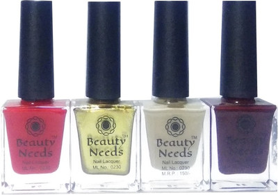 beauty needs BNC-NP-001,NP-003,NP-005,NP-007 Red, Golden Shimmer, Nude, Dark Brown(Pack of 4)
beauty needs BNC-NP-001,NP-003,NP-005,NP-007 Red, Golden Shimmer, Nude, Dark Brown(Pack of 4)