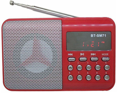 CRETO BT- SM71 Portable Fm Radio Support USB Pen-drive, Memory Card & Aux in FM Radio(Red)
CRETO BT- SM71 Portable Fm Radio Support USB Pen-drive, Memory Card & Aux in FM Radio(Red)