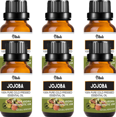 VIHADO Jojoba Pure Coldpressed Carrier Oil (For Hair & Skin)Â (30 ml) (Pack of 6)(30 ml)
VIHADO Jojoba Pure Coldpressed Carrier Oil (For Hair & Skin)Â (30 ml) (Pack of 6)(30 ml)