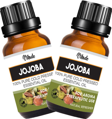 VIHADO Pure Herbal Jojoba Essential Oil (25 ml) (Pack of 2)(25 ml)
