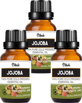 VIHADO Jojoba Pure Coldpressed Carrier Oil (For Hair & Skin)Â (25 ml) (Pack of 3)(25 ml)
VIHADO Jojoba Pure Coldpressed Carrier Oil (For Hair & Skin)Â (25 ml) (Pack of 3)(25 ml)