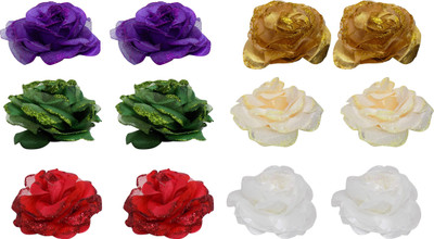 Confidence Flower Clips For Juda Bun Hair Accessories For Women And Girls Set Of 12 Pcs Hair Clip(Multicolor)
Confidence Flower Clips For Juda Bun Hair Accessories For Women And Girls Set Of 12 Pcs Hair Clip(Multicolor)