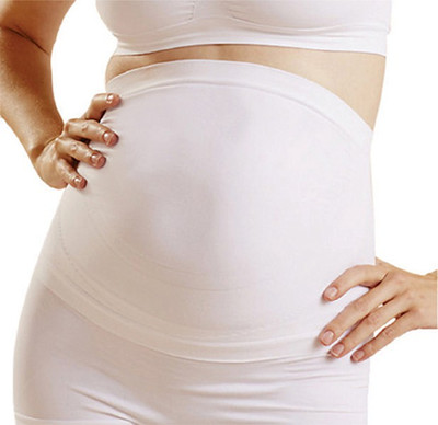 Newmom Seamless Maternity Support Belt-(White