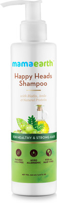 Mamaearth Happy Heads Hair Shampoo 200ml with Biotin, Horse Chestnut, Bhringraj and Amla. Sulfate Free, SLES Free(200 ml)
Mamaearth Happy Heads Hair Shampoo 200ml with Biotin, Horse Chestnut, Bhringraj and Amla. Sulfate Free, SLES Free(200 ml)