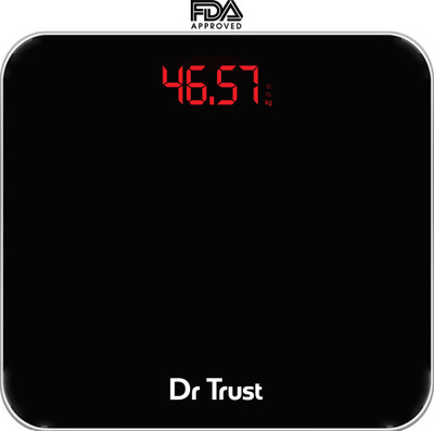Dr. Trust (USA) Eco Zeus Rechargeable Digital Personal Weighing Scale Electronic Weight Machine For Human Body Weighing Scale(Black)
Dr. Trust (USA) Eco Zeus Rechargeable Digital Personal Weighing Scale Electronic Weight Machine For Human Body Weighing Scale(Black)