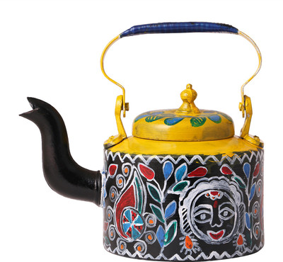 iMithila Madhubani Folk Art Designer Handpainted Tea/Coffee Kettle Mithila Motifs Kettle Jug(2.25 L)
iMithila Madhubani Folk Art Designer Handpainted Tea/Coffee Kettle Mithila Motifs Kettle Jug(2.25 L)