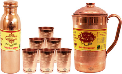 IndianArtVilla Water Jug(4 L, Pack of 8)
