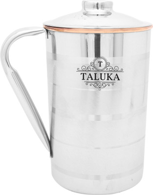 Taluka ( 4.6" x 7.4" inches approx ) Copper Stainless Steel Jug Capacity 1500 ml Water Restaurant Hotel Ware Home Garden Kitchen Dinning (1.5 LITER) Water Jug(1.5 L)
Taluka ( 4.6" x 7.4" inches approx ) Copper Stainless Steel Jug Capacity 1500 ml Water Restaurant Hotel Ware Home Garden Kitchen Dinning (1.5 LITER) Water Jug(1.5 L)