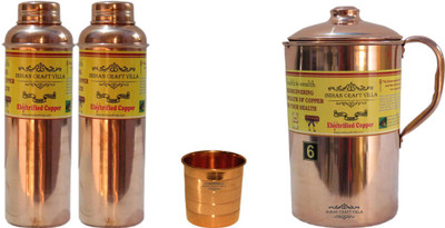 Indian Craft Villa Water Jug Set(3.8 L, Pack of 4)
