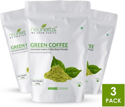Neuherbs 100% Organic Green Coffee beans Powder for Weight Loss Instant Coffee(3 x 116.67 g)
Neuherbs 100% Organic Green Coffee beans Powder for Weight Loss Instant Coffee(3 x 116.67 g)