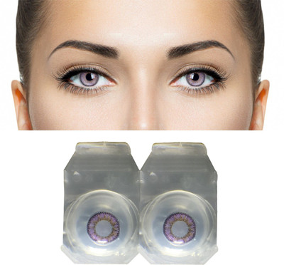 Eyeshine Violet Colored Contact Lens 1 Pair with case and solution (0 Power) Monthly(0, Colored Contact Lenses, Pack of 4)
Eyeshine Violet Colored Contact Lens 1 Pair with case and solution (0 Power) Monthly(0, Colored Contact Lenses, Pack of 4)
