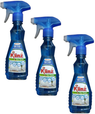 Mr. Klinz Glass Cleaner, Pack of 3 (3 x 250 ml)(750 ml)