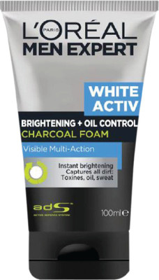 L'Oreal Paris Men Expert L'Oreal Men Expert White Activ Oil Control Charcoal Foam Face Wash(100 ml)
L'Oreal Paris Men Expert L'Oreal Men Expert White Activ Oil Control Charcoal Foam Face Wash(100 ml)