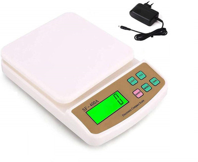 PAXMAX Compact Scale With Tare Function SF 400A with Adaptor Weighing Scale(White)
PAXMAX Compact Scale With Tare Function SF 400A with Adaptor Weighing Scale(White)