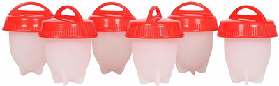 CONAVA Plastic Silicone Egg Boil Egg Cooker(5 Eggs)