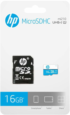 HP U1 16 GB MicroSD Card Class 10 80 MB/s Memory Card