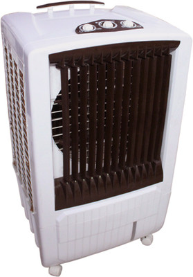 QUBIFT QUBIFT_DESERT_AIR BOOSTER Desert Air Cooler(Brown, 85 Litres)