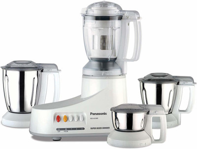 Panasonic MX-AC400 1000-Watt Mixer Grinder with 4 Jars (White) 240 Juicer Mixer Grinder(White, 4 Jars)
Panasonic MX-AC400 1000-Watt Mixer Grinder with 4 Jars (White) 240 Juicer Mixer Grinder(White, 4 Jars)