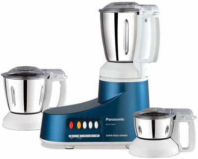 Panasonic AC MX-AC300S 1000-Watt Mixer Grinder with 3 Jars (Blue) 240 Mixer Grinder(Blue, 3 Jars)
Panasonic AC MX-AC300S 1000-Watt Mixer Grinder with 3 Jars (Blue) 240 Mixer Grinder(Blue, 3 Jars)
