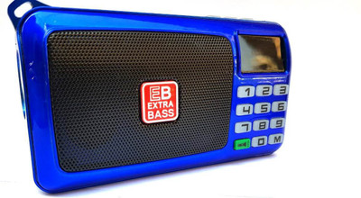 CRETO SM-53 FM Radio Mp3 Player With LED Torch MicroSD/USB/AUX Player FM Radio(Blue)
CRETO SM-53 FM Radio Mp3 Player With LED Torch MicroSD/USB/AUX Player FM Radio(Blue)