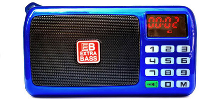 CRETO SM-53 FM Radio Music Player With LED Torch MicroSD/USB/AUX Player FM Radio(Blue)
CRETO SM-53 FM Radio Music Player With LED Torch MicroSD/USB/AUX Player FM Radio(Blue)