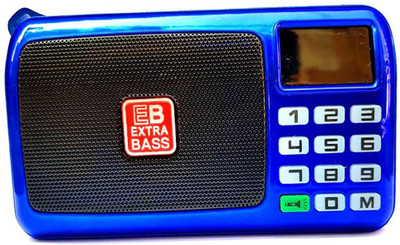 CRETO SM-53 Portable FM Radio Speaker With LED Torch SDCard/USB/AUX Player FM Radio(Blue)
CRETO SM-53 Portable FM Radio Speaker With LED Torch SDCard/USB/AUX Player FM Radio(Blue)