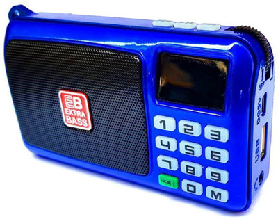 CRETO SM-53 Mini Radio FM Support USB, AUX & TF Card with Inbuilt Torch FM Radio(Blue)
CRETO SM-53 Mini Radio FM Support USB, AUX & TF Card with Inbuilt Torch FM Radio(Blue)