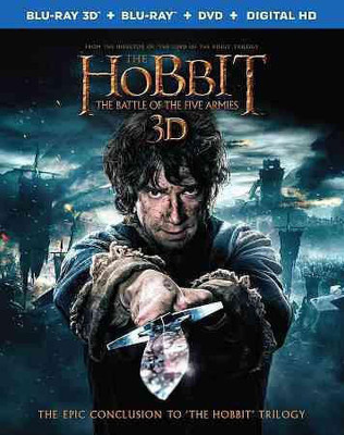 HOBBIT:BATTLE OF THE FIVE ARMIES (3D)(Blu-ray English)