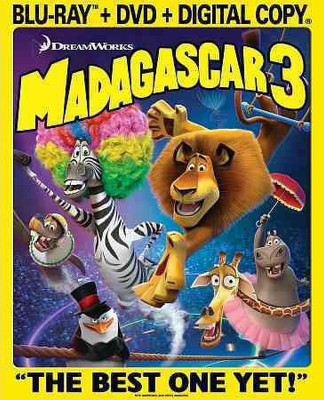 MADAGASCAR 3:EUROPE'S MOST WANTED(Blu-ray English)