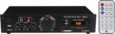 kekrown Home DJ Series 4 Channel 4440IC Circuit Amplifier with Inbuilt USB Digital 50 W AV Power Receiver(Black)
kekrown Home DJ Series 4 Channel 4440IC Circuit Amplifier with Inbuilt USB Digital 50 W AV Power Receiver(Black)
