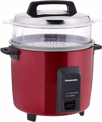 Panasonic SR-Y22FHS , With Non-Stick Cooking Pan, Electric Rice Cooker(5.4 L, Red)
Panasonic SR-Y22FHS , With Non-Stick Cooking Pan, Electric Rice Cooker(5.4 L, Red)