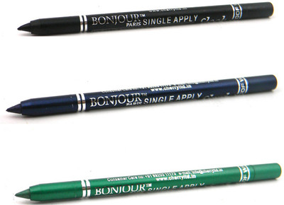 Bonjour Paris Single Apply 0807201642 Black-Navy Blue-Green Kajal(Black, Navy Blue, Green)
Bonjour Paris Single Apply 0807201642 Black-Navy Blue-Green Kajal(Black, Navy Blue, Green)