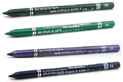 Bonjour Paris Single Apply Water Proof Leaf Green-Pure Green-Cool Purple-Navy Blue Kajal(Leaf Green, Pure Green, Cool Purple, Navy Blue, 4.8 g)
Bonjour Paris Single Apply Water Proof Leaf Green-Pure Green-Cool Purple-Navy Blue Kajal(Leaf Green, Pure Green, Cool Purple, Navy Blue, 4.8 g)