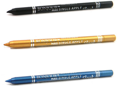 Bonjour Paris Single Apply 0807201627 Black-Golden-Turquoise Kajal(Black, Golden, Turquoise, 3.6 g)
Bonjour Paris Single Apply 0807201627 Black-Golden-Turquoise Kajal(Black, Golden, Turquoise, 3.6 g)