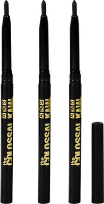 ADS Colossal Kajal Pack of 3-Blk(A0835, 0.3 g)